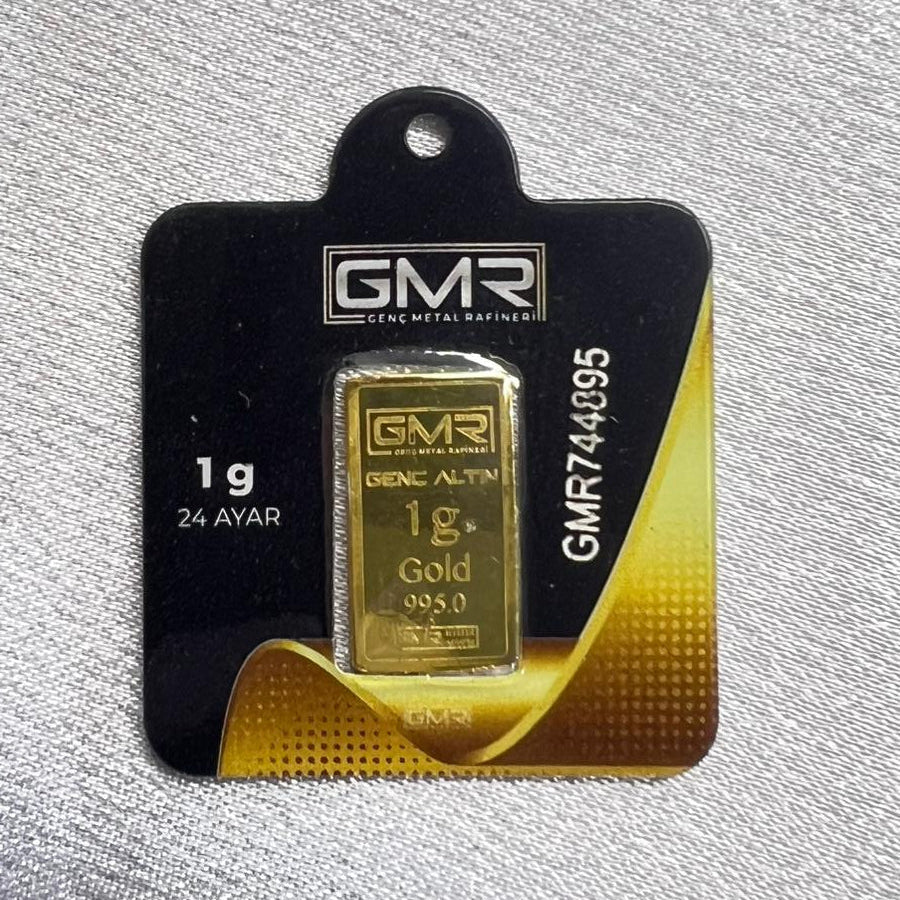 4 Adet 1 Gr 24 Ayar 995 Altın ( Gmr Markası )