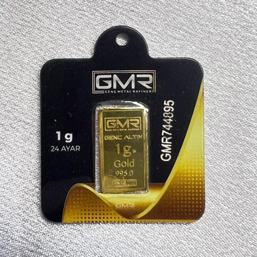 8 Adet 1 Gr 24 Ayar 995 Altın ( Gmr Markası )