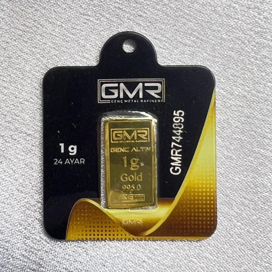 3 Adet 1 Gr 24 Ayar 995 Altın ( Gmr Markası )