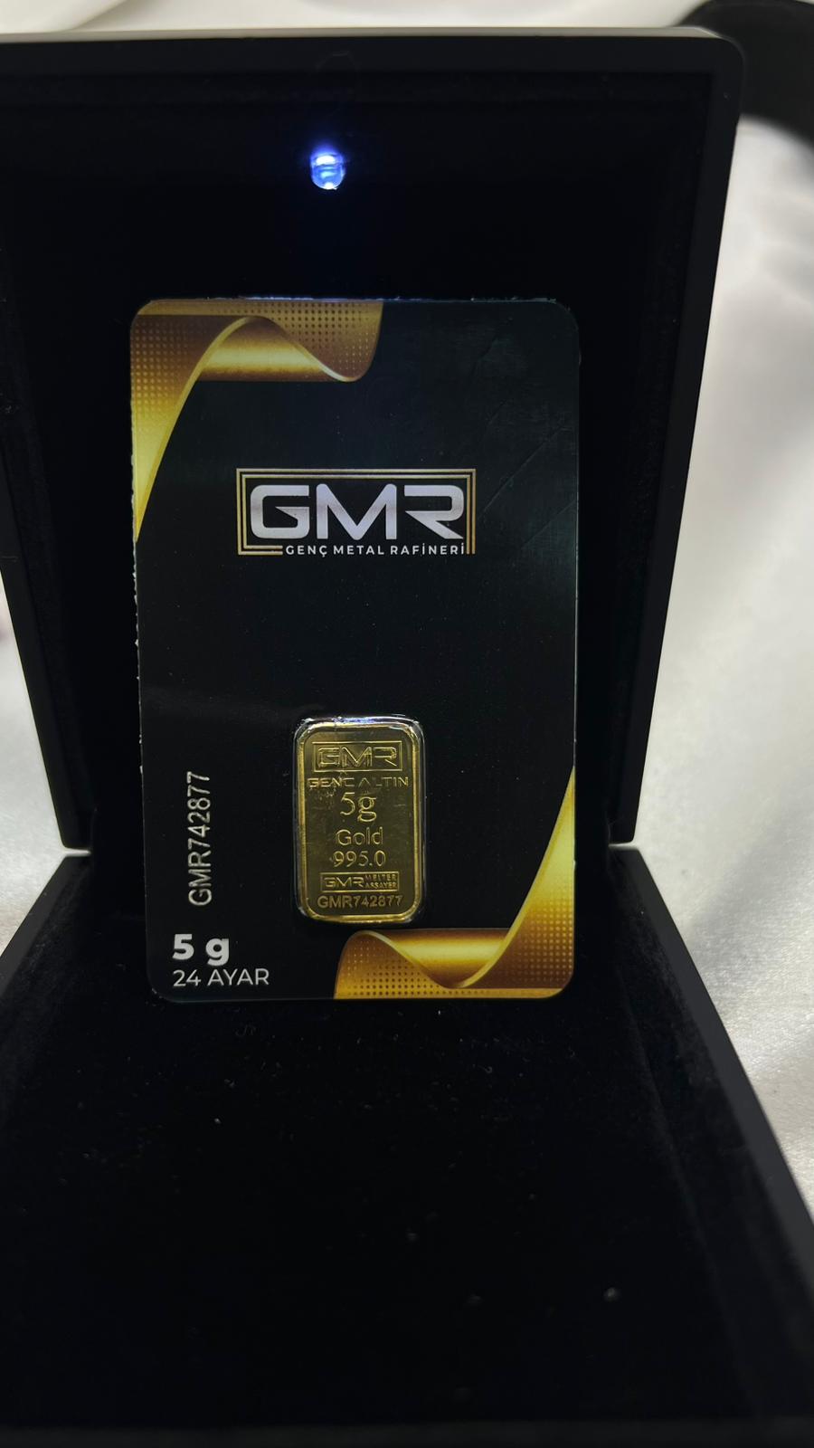 5 Gr 24 Ayar Altın ( Gmr Markası )